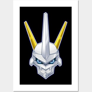 omegamon head Posters and Art